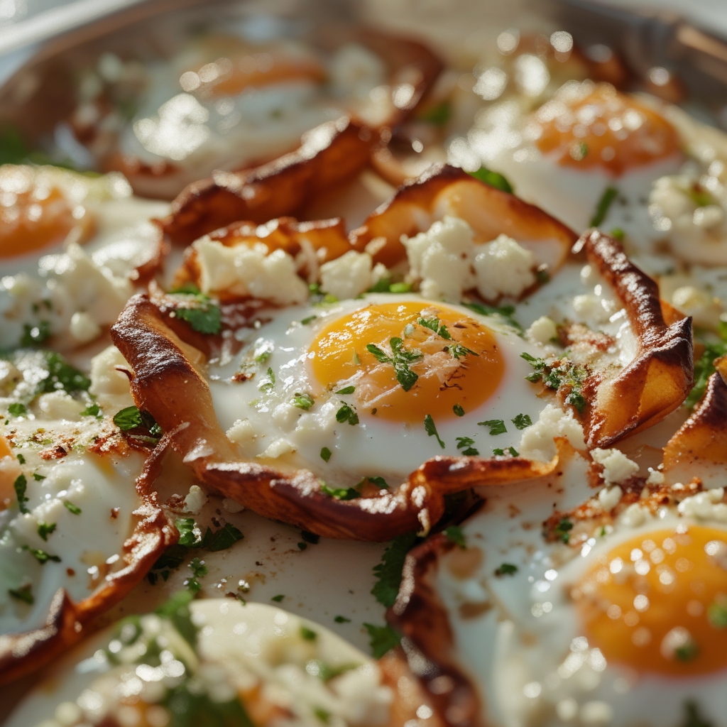 Baked Feta Eggs: Easy Homemade Breakfast for Busy Mornings finished