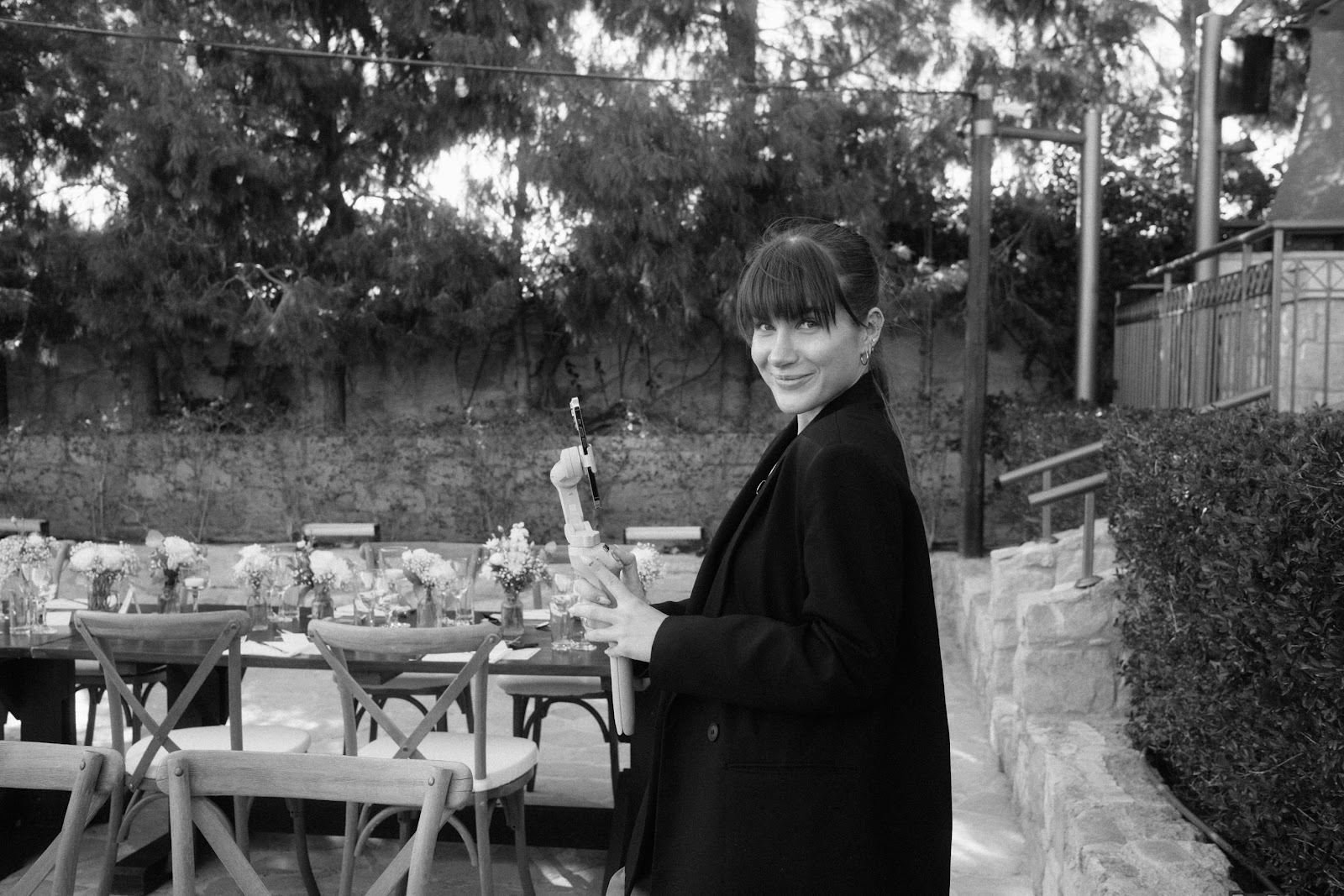 Wedding content creator capturing moments at Cyprus wedding