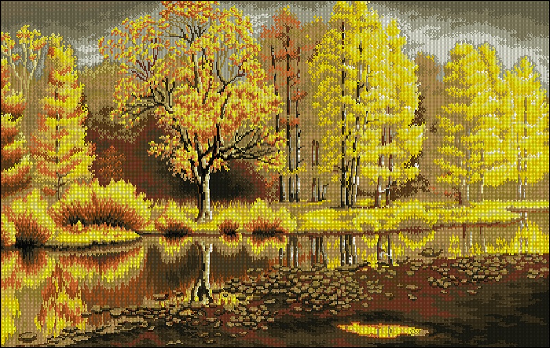 DOME100909 Golden Tree