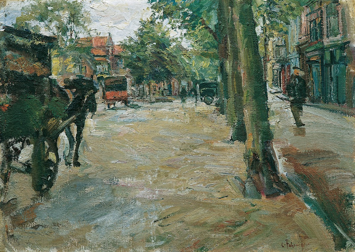 Straße in Horn 1920
