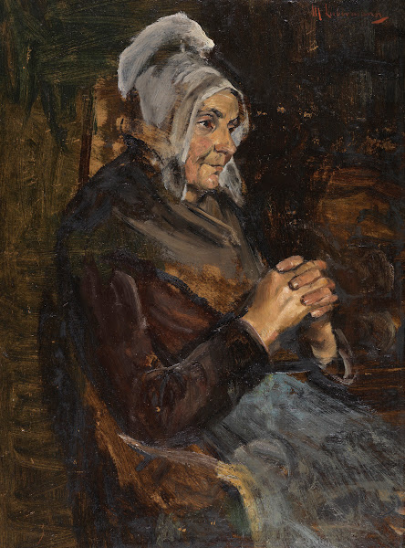 Holländerin mit weißer Haube 1881