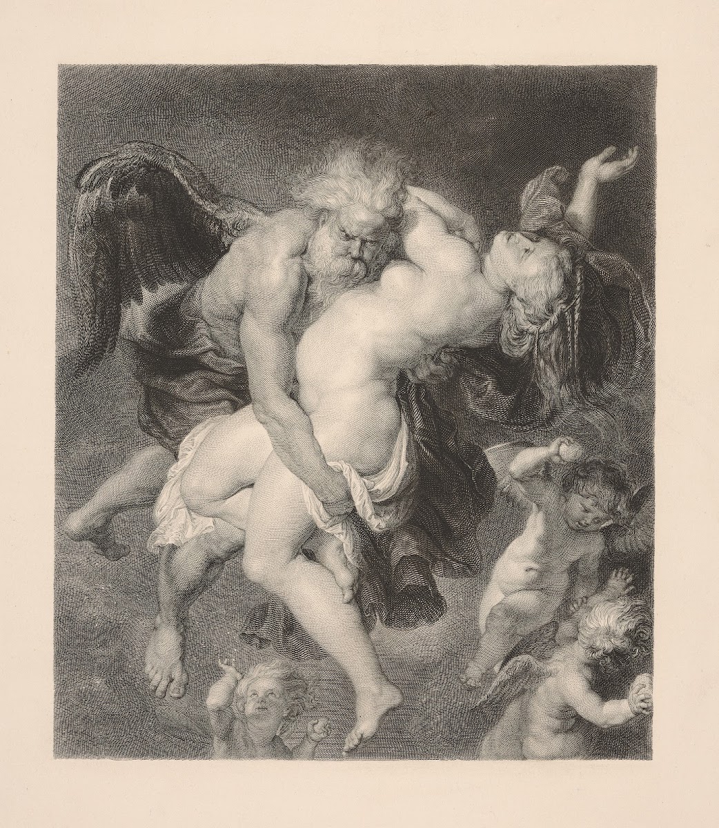 Boreas Carrying Off Orithyia After Peter Paul Rubens