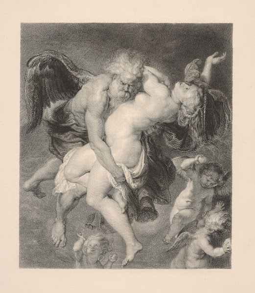 Boreas Carrying Off Orithyia After Peter Paul Rubens