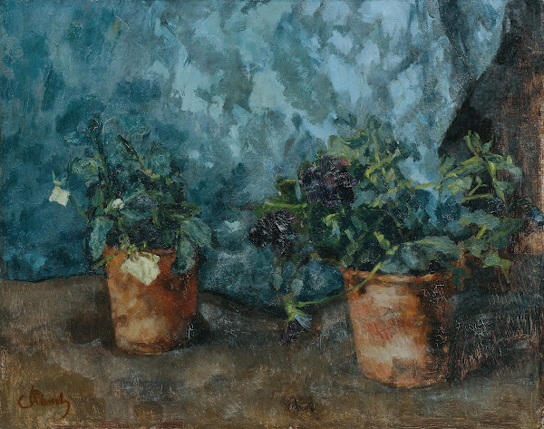 Stillleben mit Blumentöpfen 1890