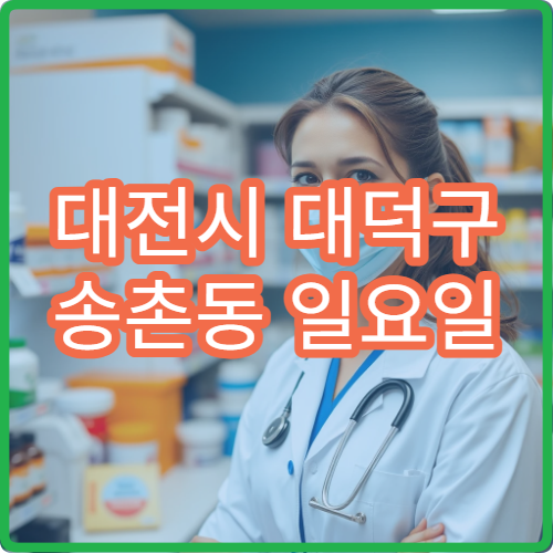 대전시 대덕구 송촌동 일요일 당번약국 주말 이용 많은 약국