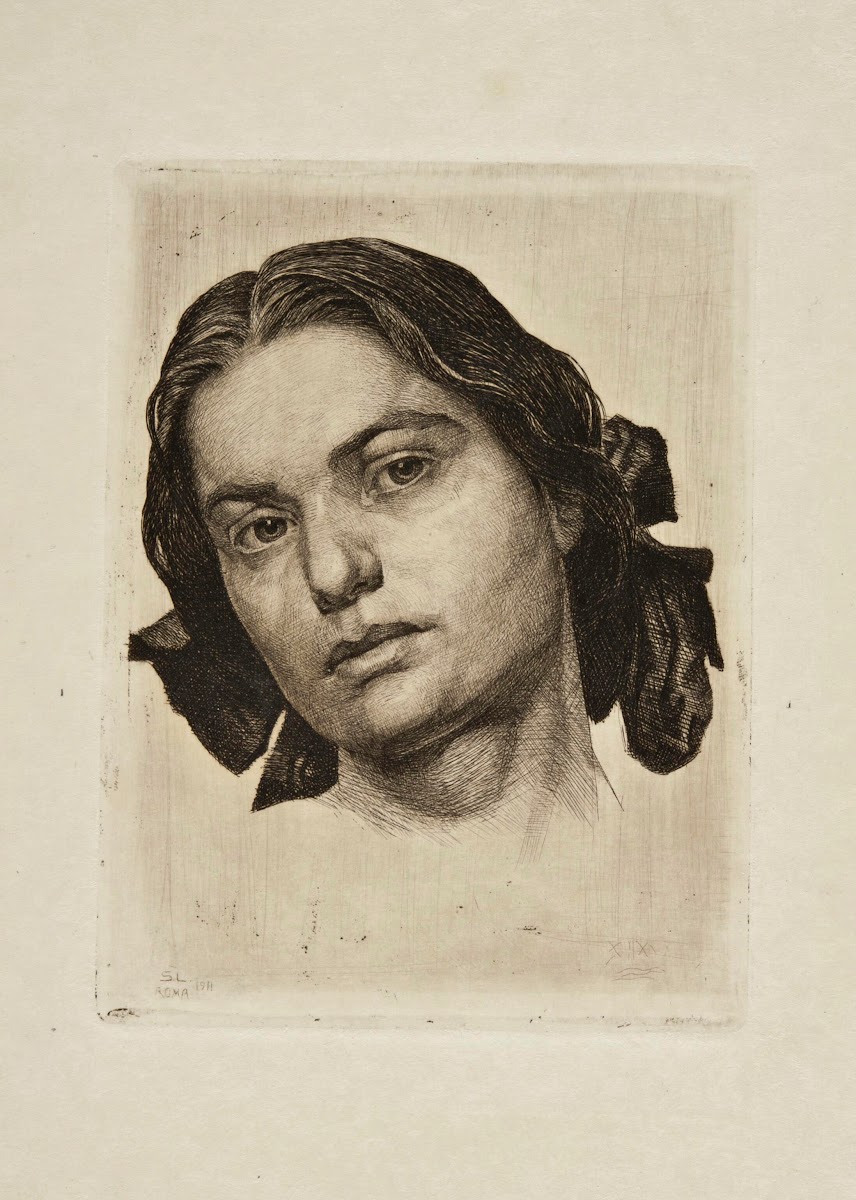 Portrait of a Girl with a Ribbon in Her Hair 1911