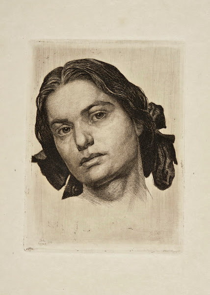 Portrait of a Girl with a Ribbon in Her Hair 1911