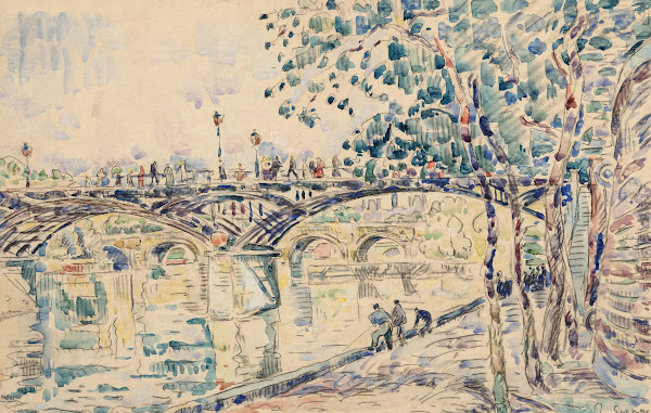 Paris le Pont des Arts circa 1925