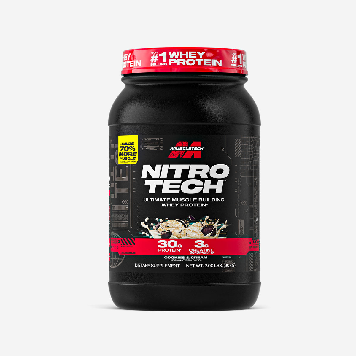 Nitro-Tech — Cookies & Cream, 2 lb.