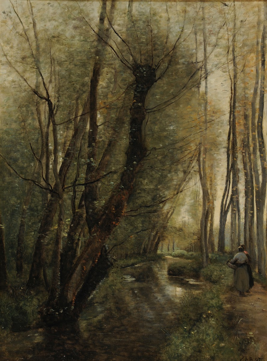 Un ruisseau environs de Beauvais 1860 1870