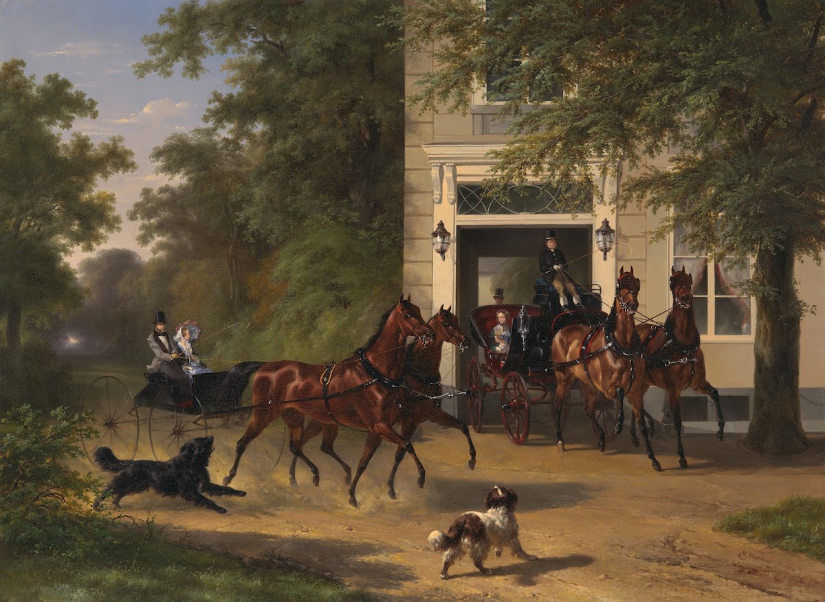 August Belmont and Isabel Perry 1854