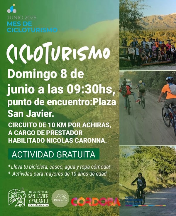 Cicloturismo en Achiras