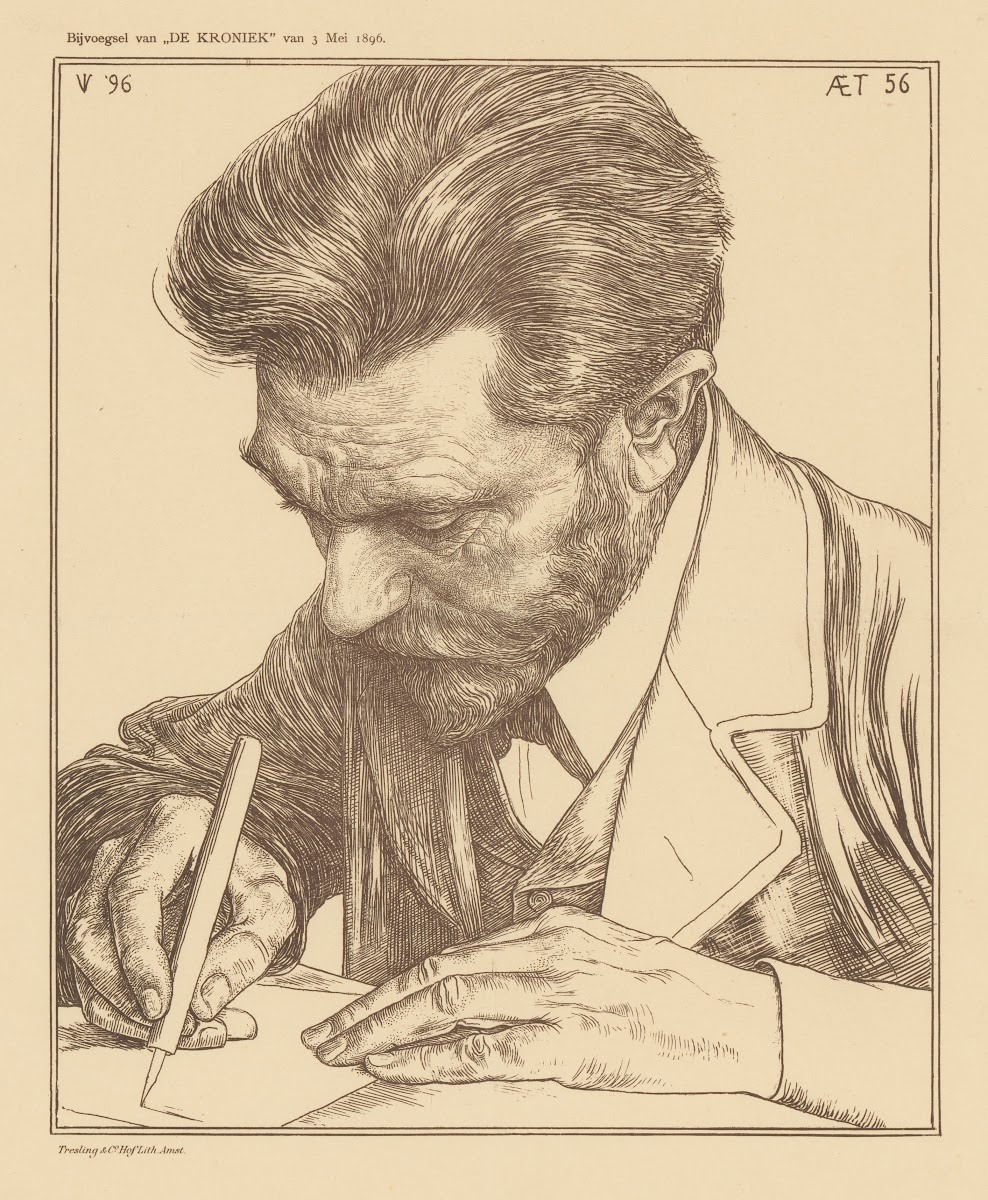 Portret van August Bebel 1896