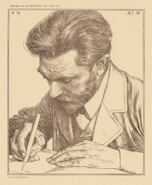 Portret van August Bebel 1896