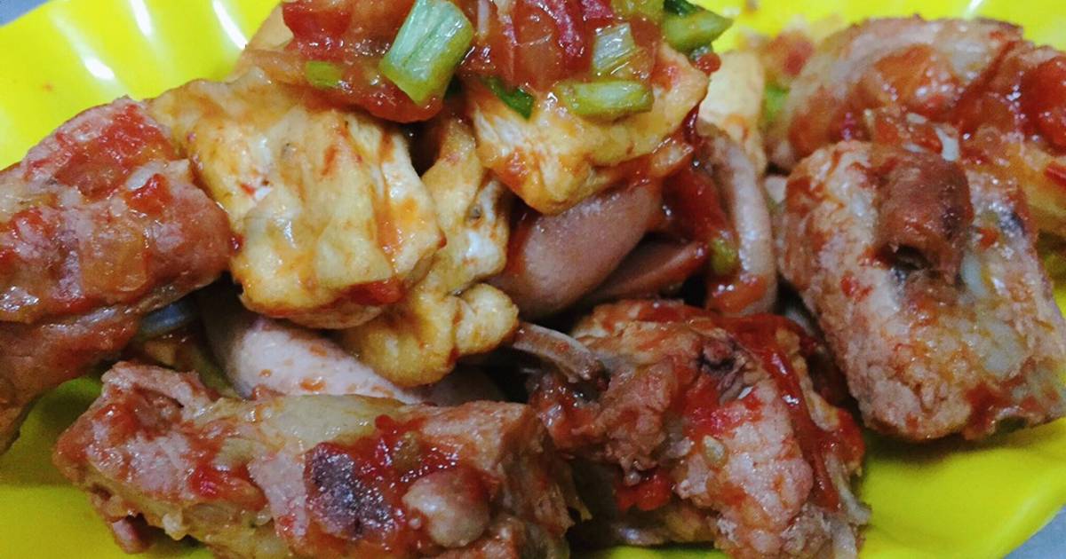 Sườn đậu sốt cà chua