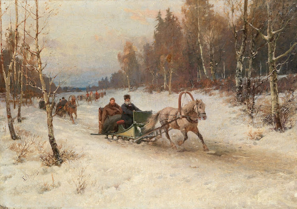 Sleigh Ride in Winter