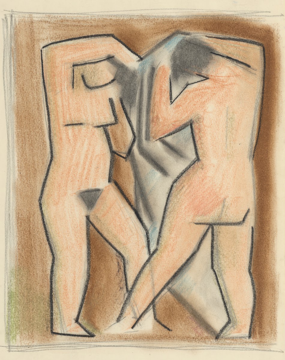 Two women after bath 1932