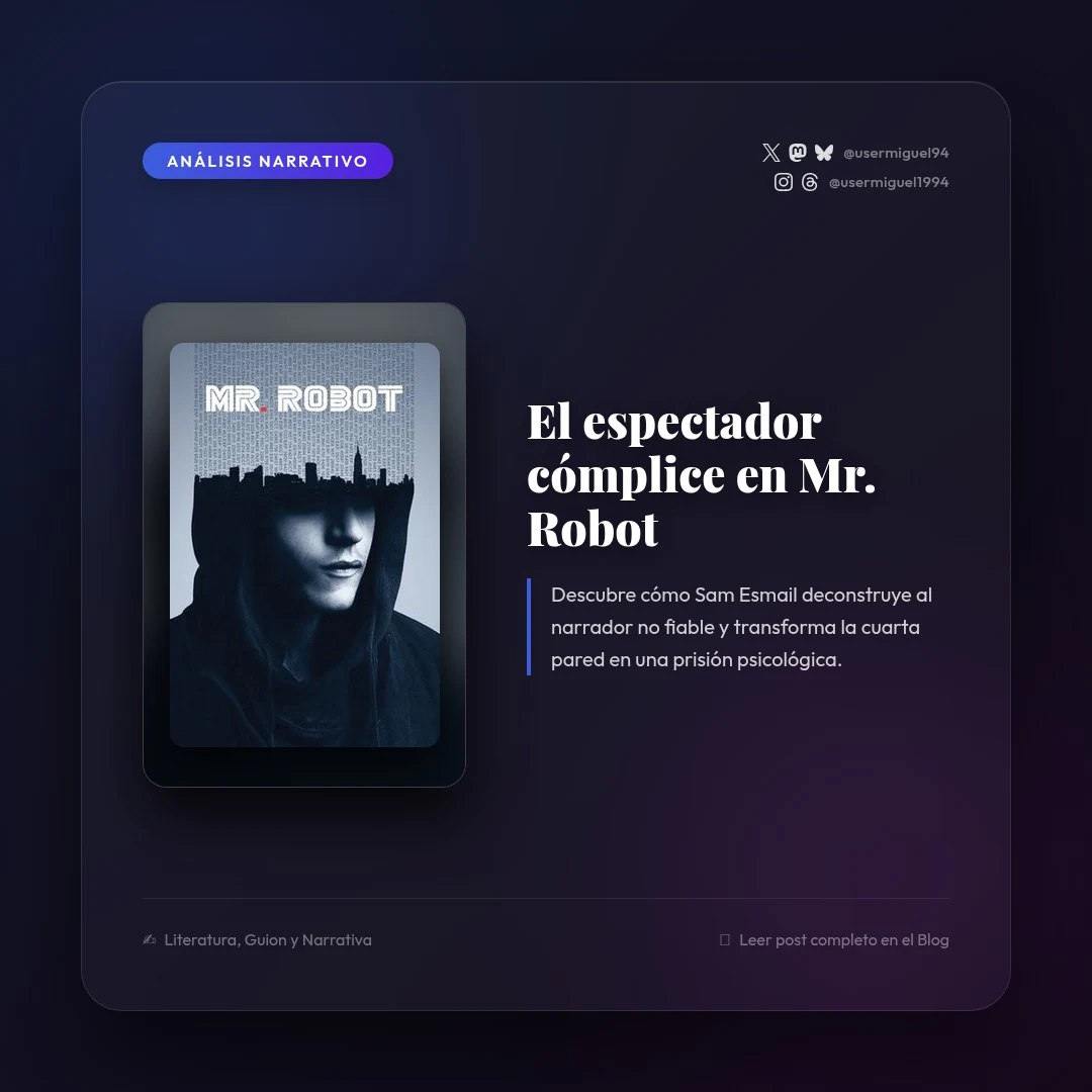 El espectador cómplice: la revolución del narrador no fiable