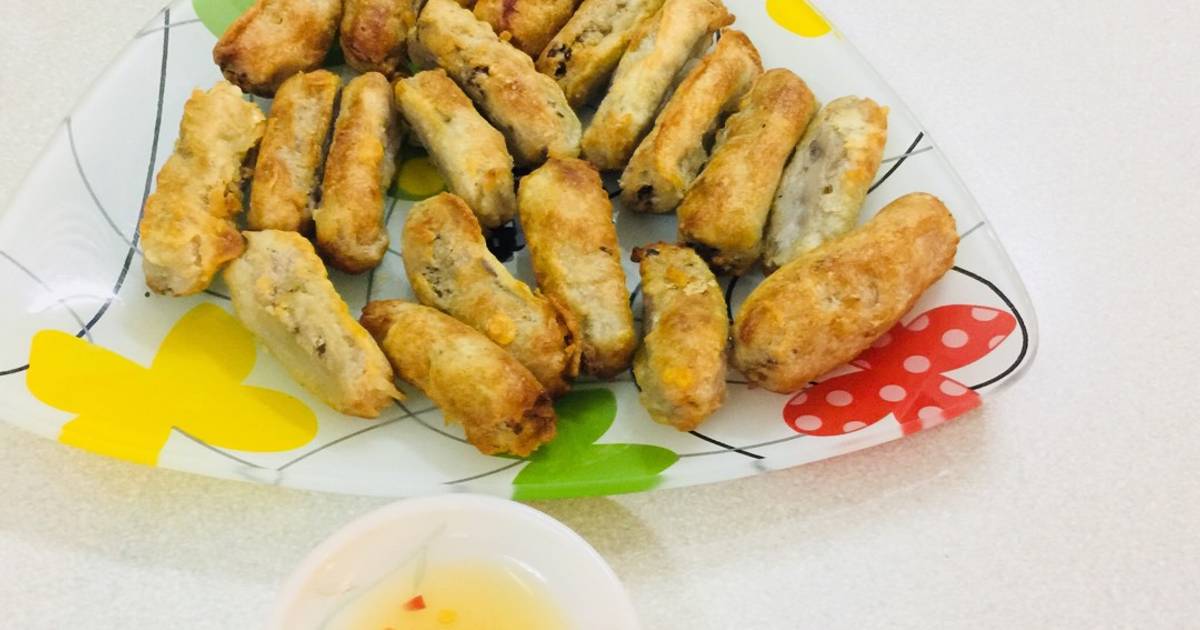 Chả giò vỏ khoai môn
