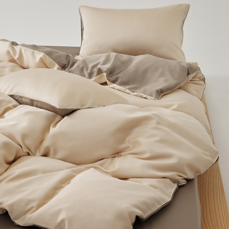 Bedding Set, 4-piece, Lyocell, Solid Color