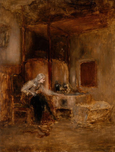 Mère au berceau