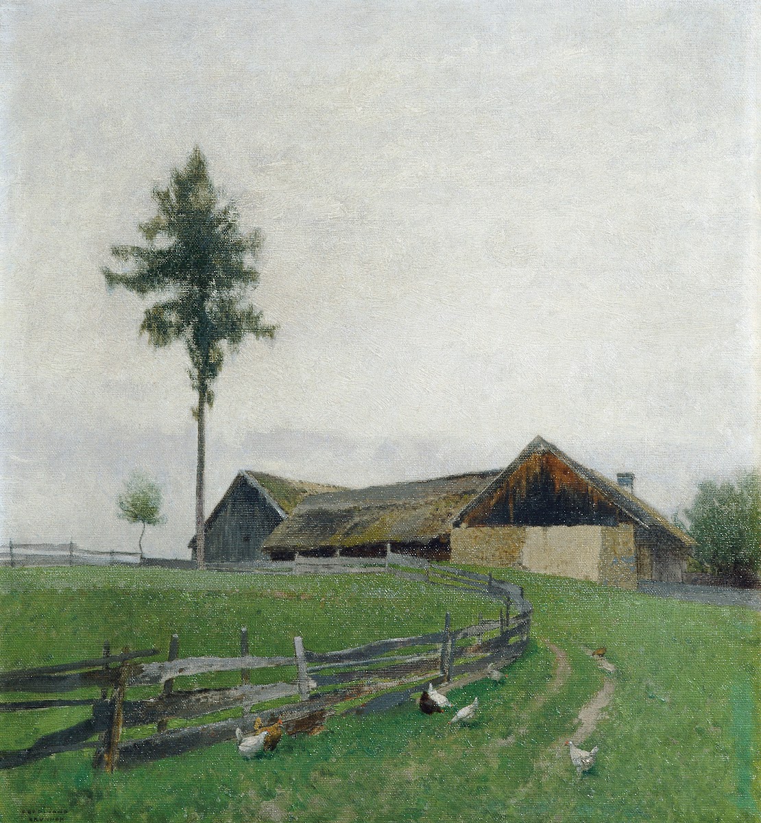 Bauernhof bei Zwettl 1899