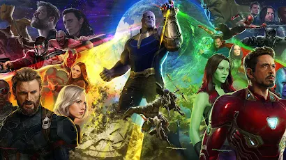 Avengers: Infinity War, Movies, Marvel Cinematic Universe, Thanos, Iron Man 5K Wallpaper Background