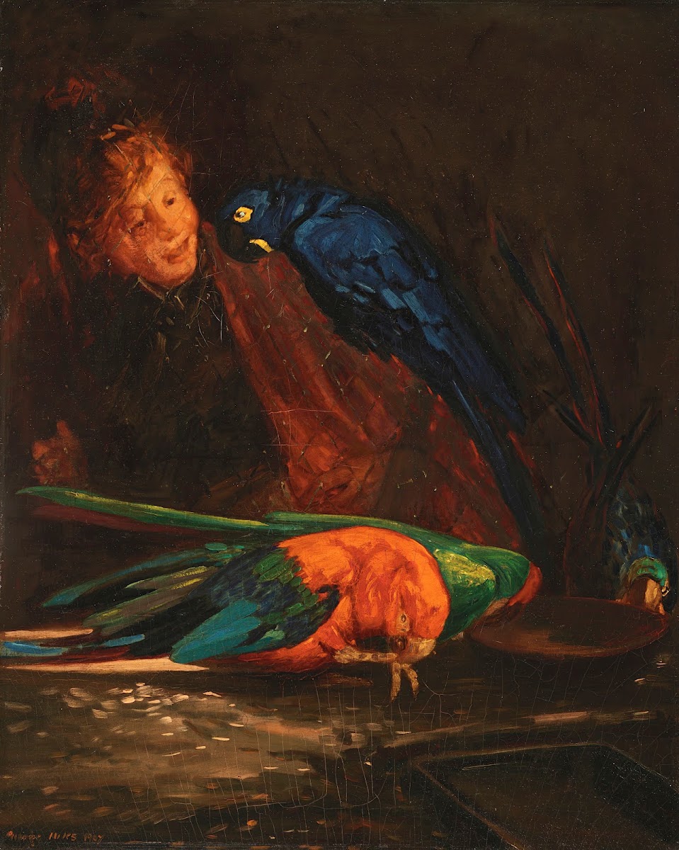 Woman with Macaws 1907