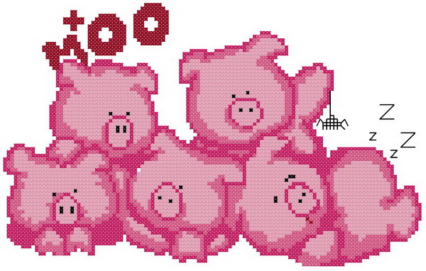 CMP KZ041 Five Piglets