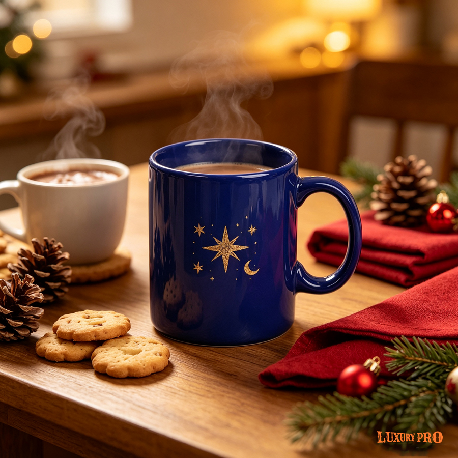 11oz Blue Crystal Mug