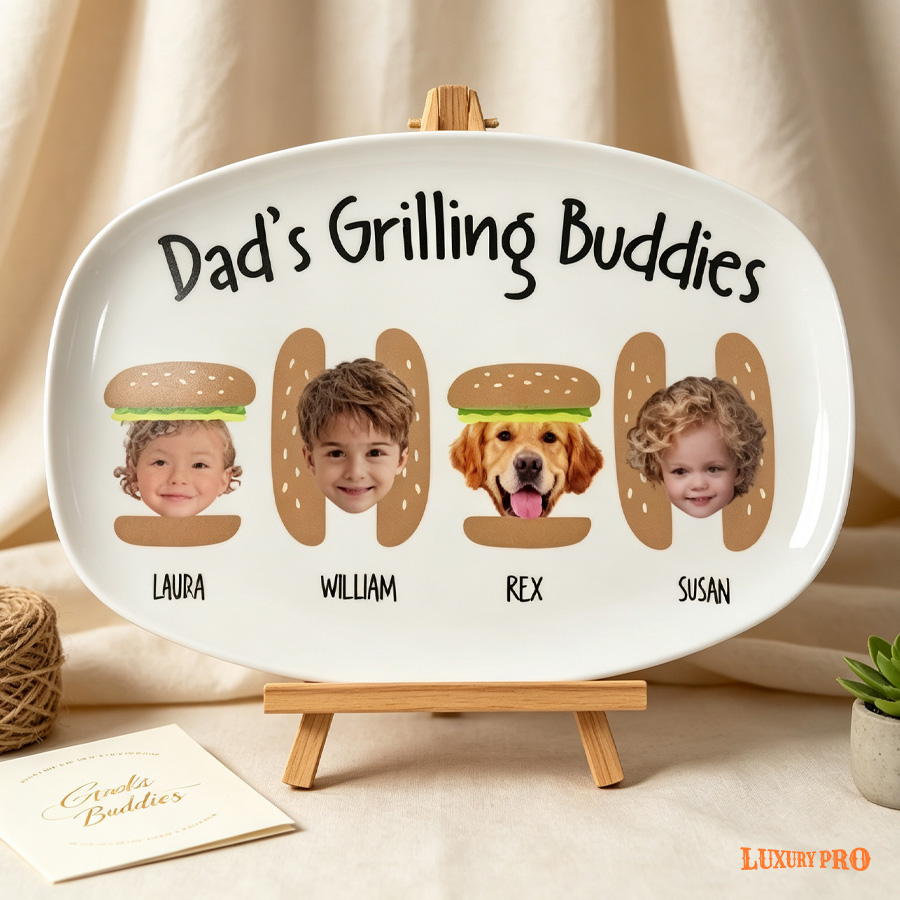 Oval Tray With Base