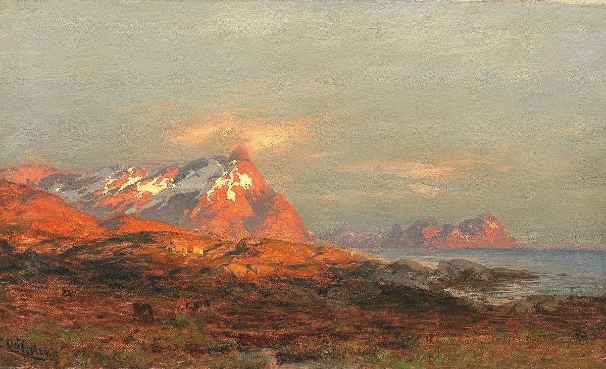 Sunset over the Lafoten