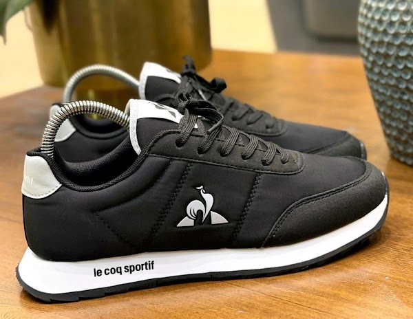 Le Coq Sportif Negro Blanco