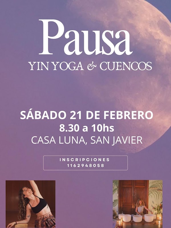 Pausa: Yin Yoga & Cuencos