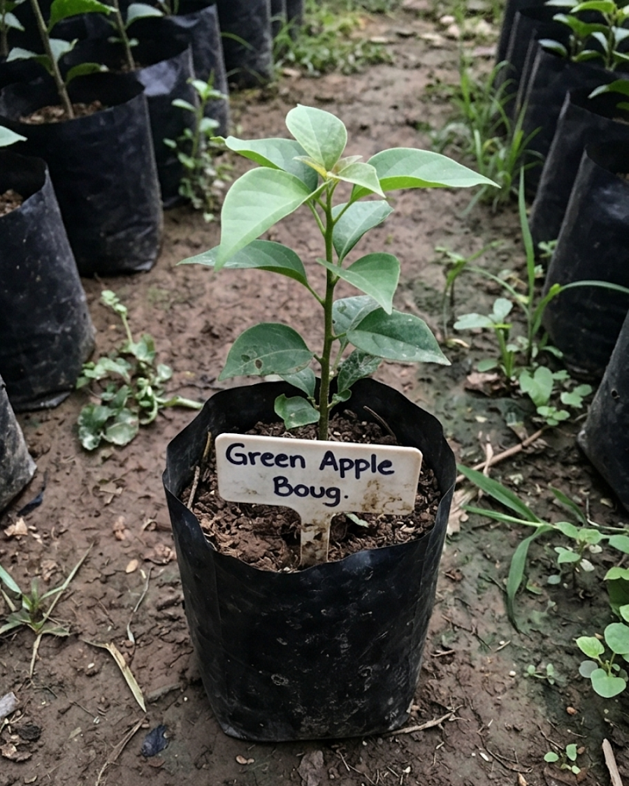 Imported Green Apple Bougainvillea Plant — view 3