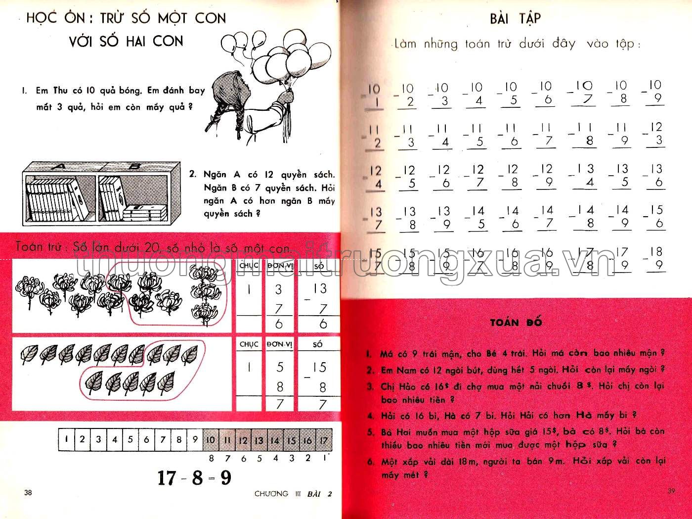 Em học toán lớp tư (1965) - Trang 20