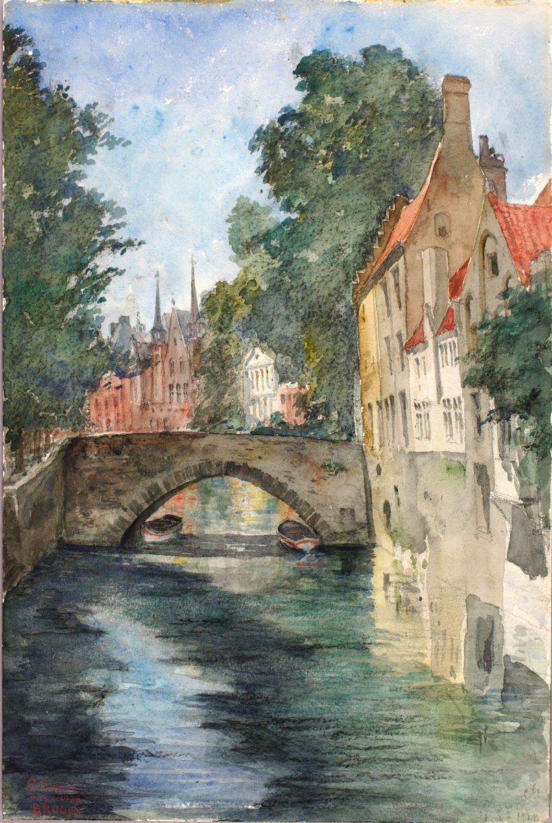 On the Canal Bruges 1928