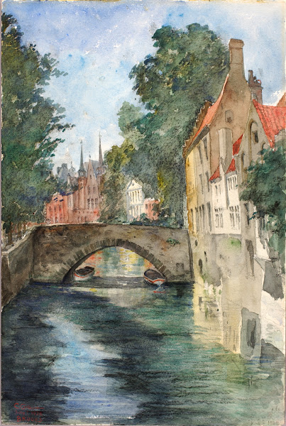 On the Canal Bruges 1928