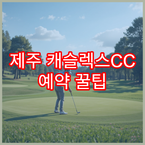 제주 캐슬렉스CC 예약 꿀팁 및 교통 정보