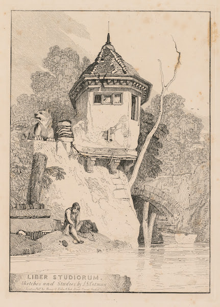 Frontispiece View of a Garden House on the Banks of the River Yare 1838
