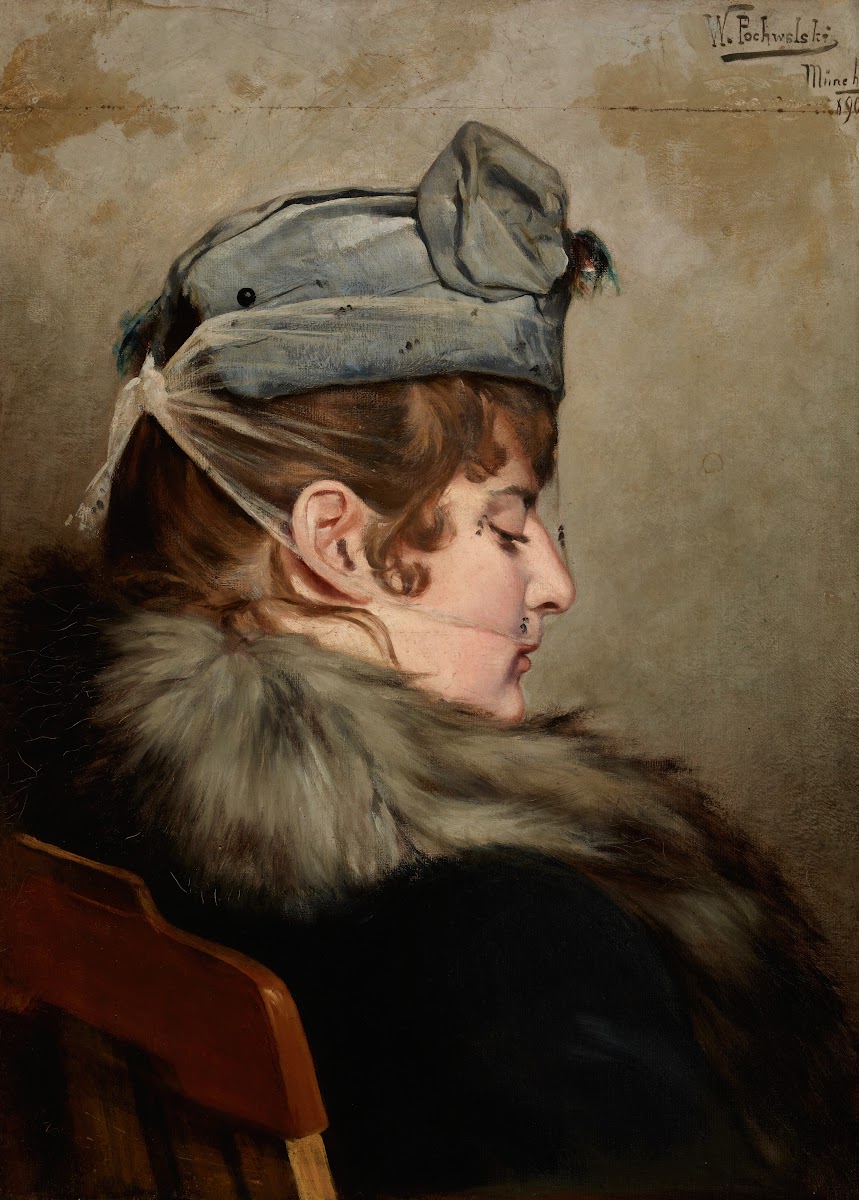 Portrait of the Lady in a Veil 1890