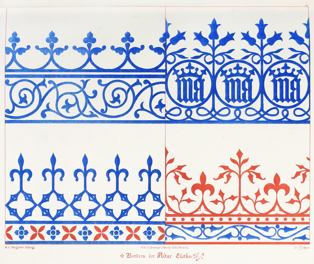 Borders for Altar Cloths 1846