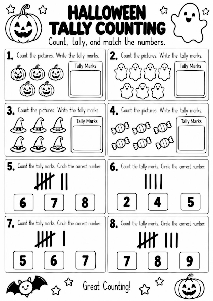 Halloween Tally Counting