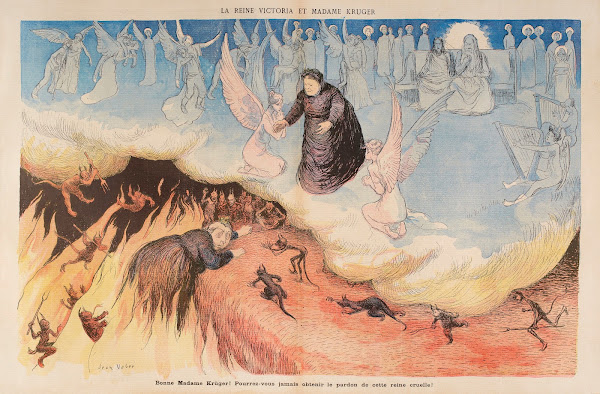 La reine Victoria et Madame Kruger 1901