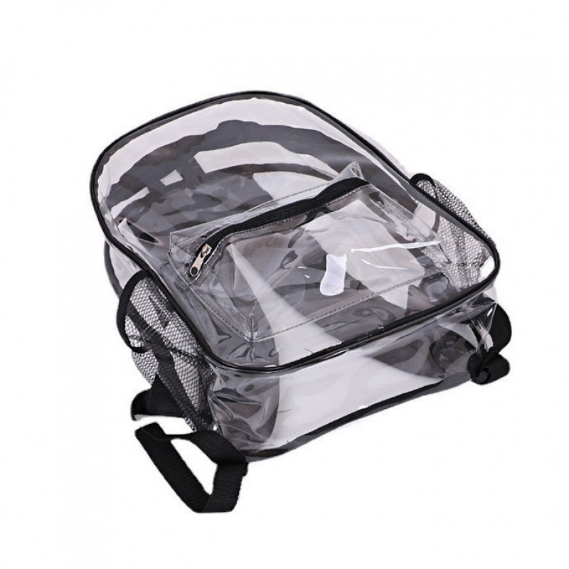 Transparent PVC backpack with large capacity
