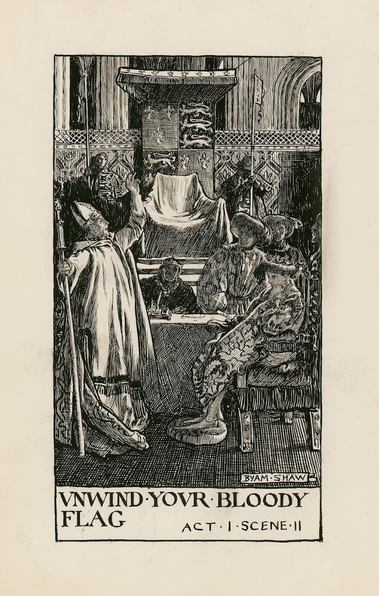 King Henry V Unwind your bloody flag Act I Scene II 1900