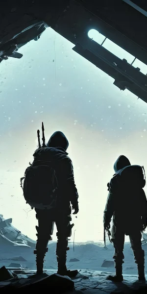 Ai Art, Illustration, Science Fiction, Portal, People 4K Wallpaper Background