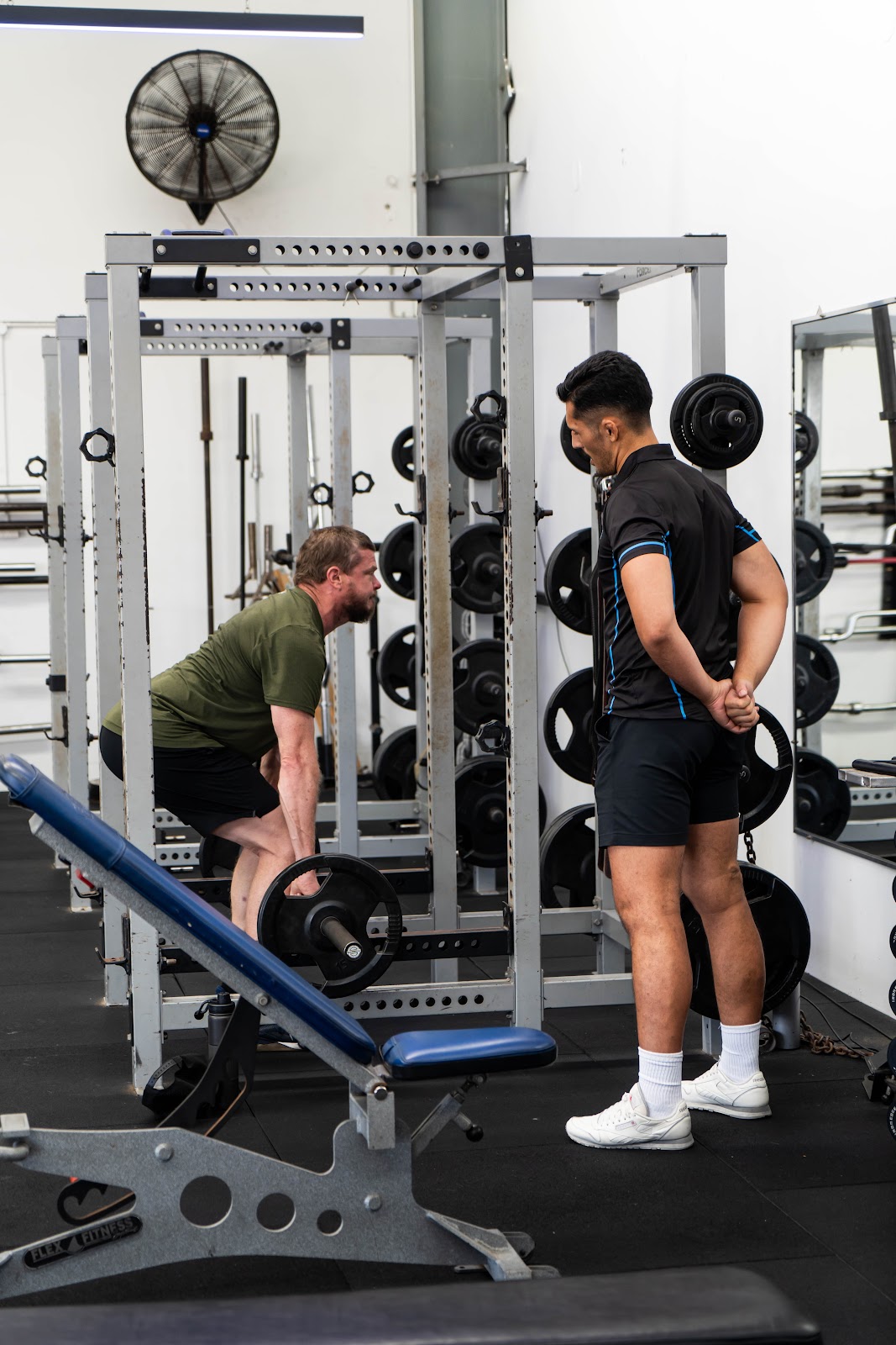 Coach and client working through a session at Storiestrong HQ