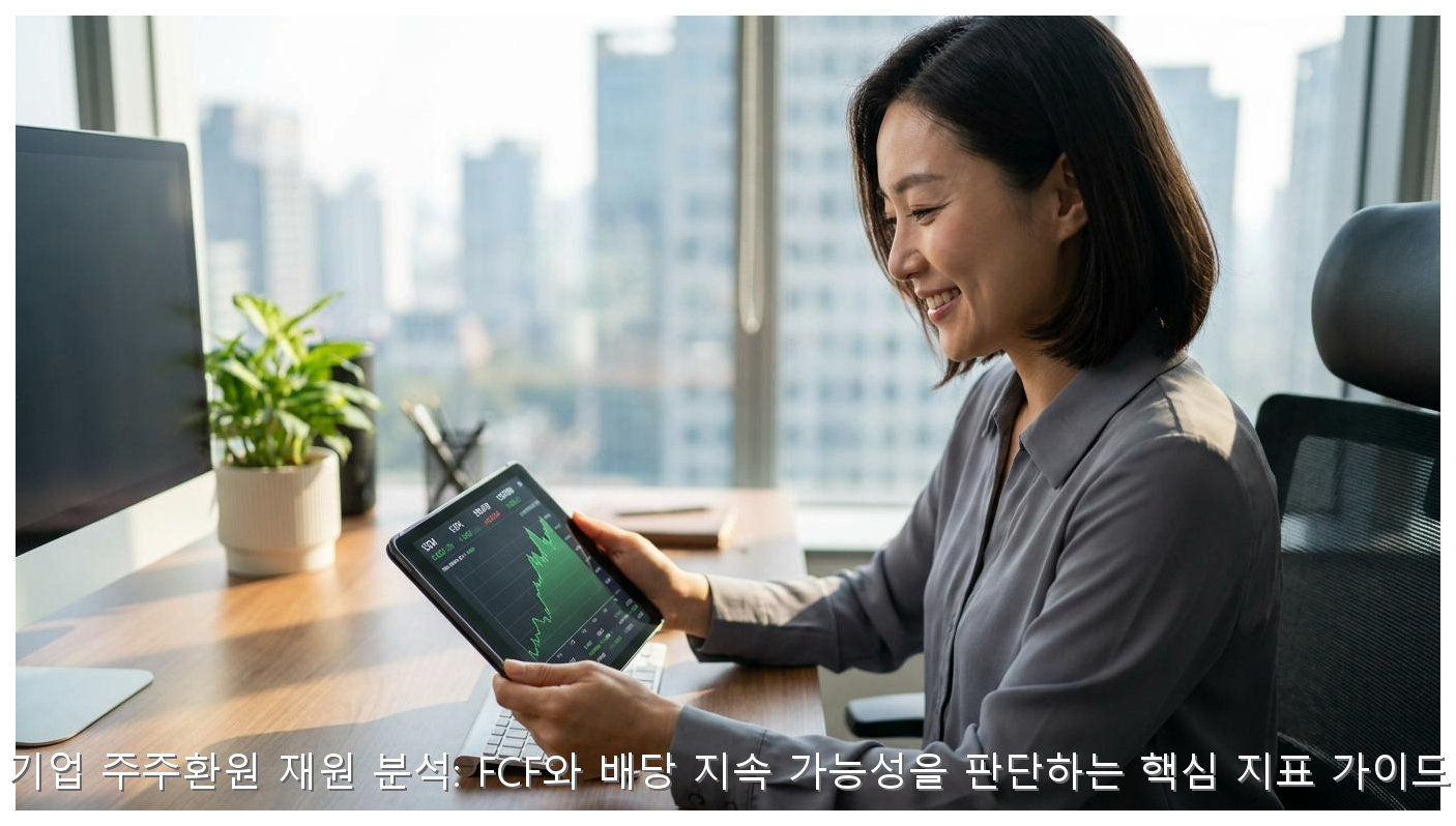 기업 주주환원 재원 분석: FCF와 배당 지속 가능성을 판단하는 핵심 지표 가이드 핵심 안내 및 분석 인포그래픽 (7)