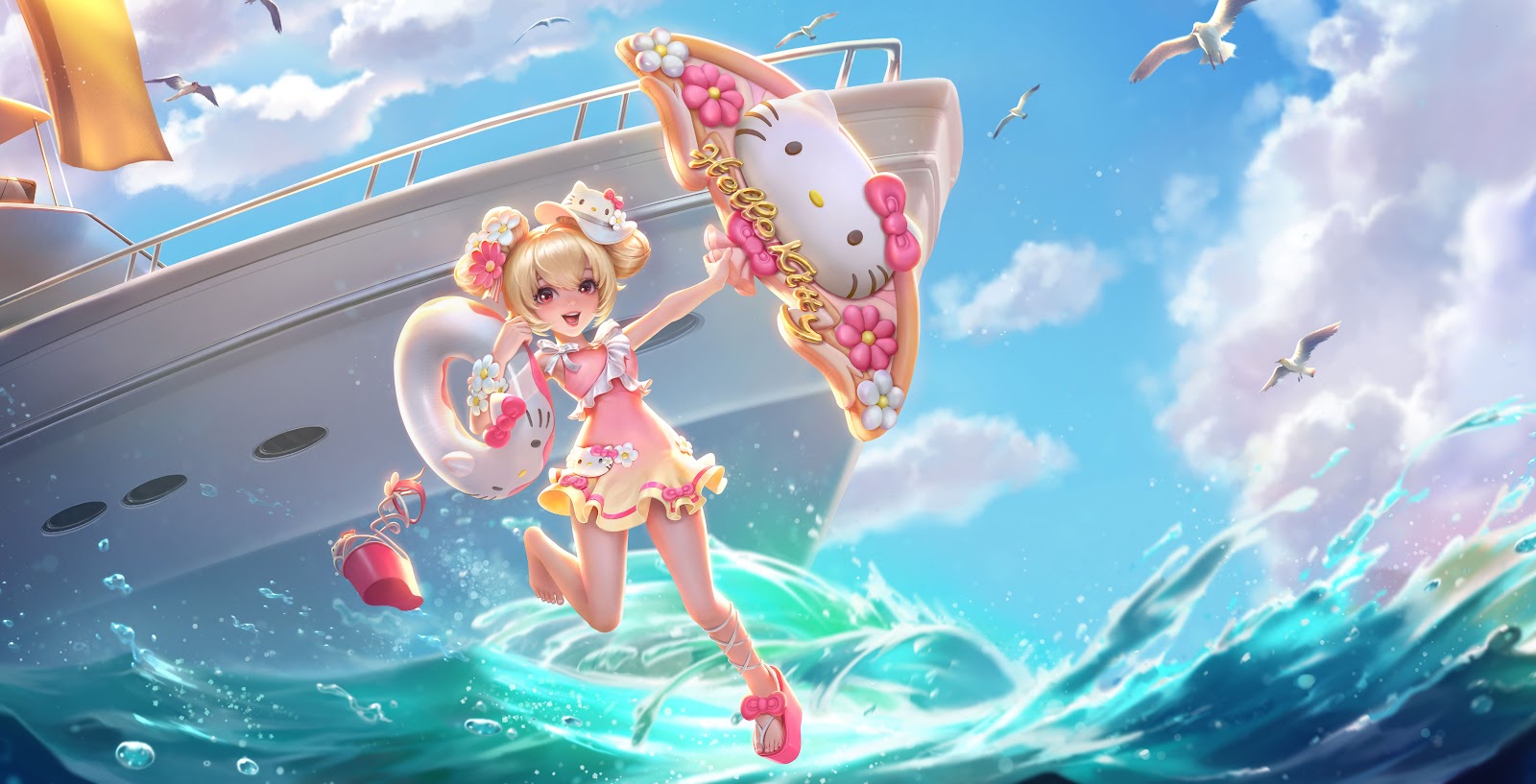 Manga Crossover Xiao Qiao | Honor of Kings 8K Splash Art – NikkiWay